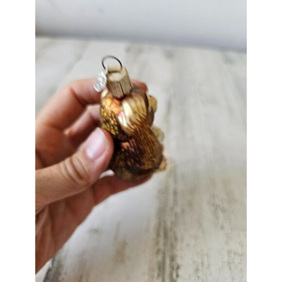 Old world OWC monkey banana glass ornament glitter Xmas tree - Picture 6 of 8